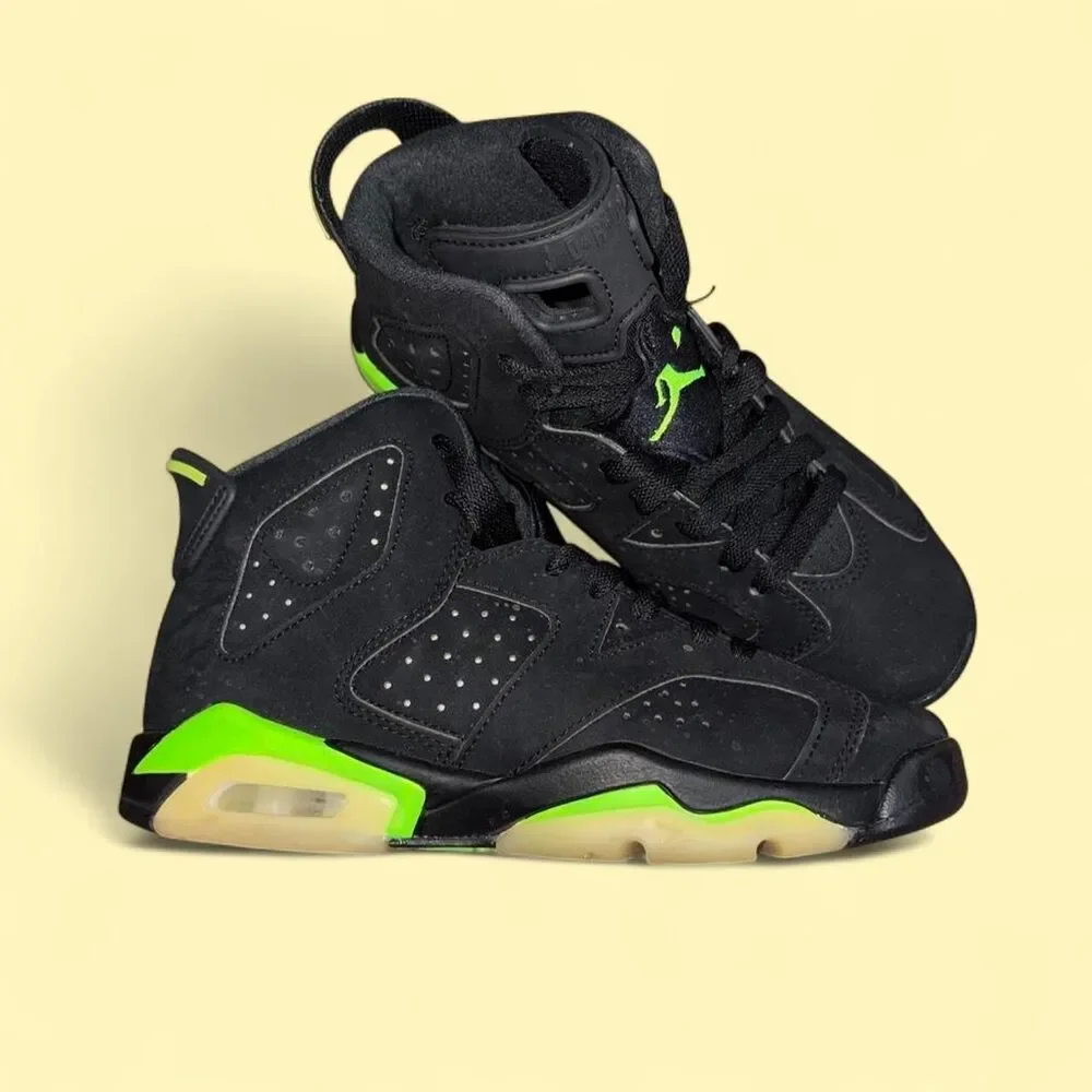 Jordan 6 Retro Electric Green - Size 4Y